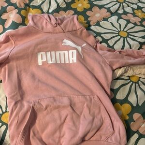 Pink puma hoodie